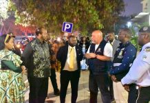 Rei MSWATI III visita cidade do Kilamba