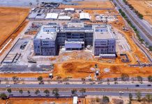 Hospital Geral dos Queimados no município do kilamba está a 58% de execução