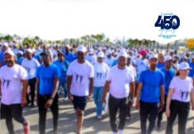 Caminhada janeiro branco no Kilamba