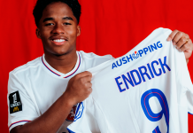 Endrick deixa o Real Madrid por empréstimo