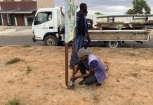 Painéis publicitários ilegais no Kilamba estão a ser removidos