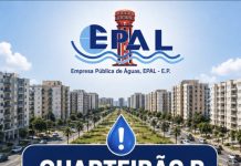 EPAL informa que quarteirão R ficará sem água