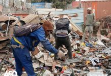 Casas de pesagem desmanteladas no Kilamba