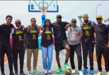 Lebron James encontra-se com estrelas angolanas
